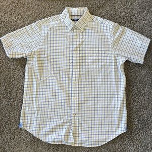 Cremieux classics short sleeve button down size Large